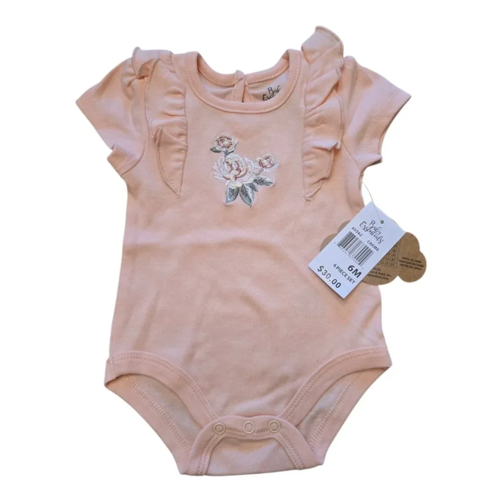 🏷️NWT - Girl's BABY ESSENTIALS 3 Piece Set Size 6m - NWT🏷️